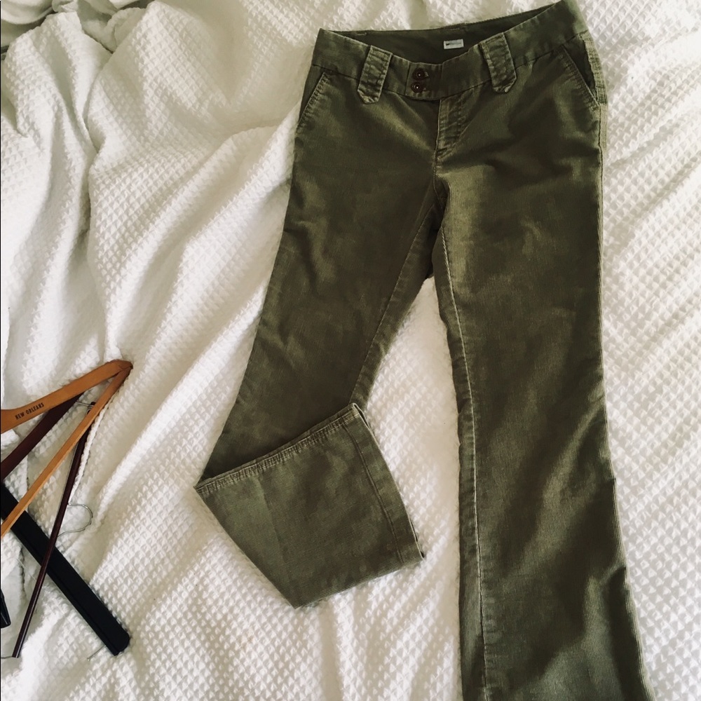 Gap Olive Green Corduroys. Size 2